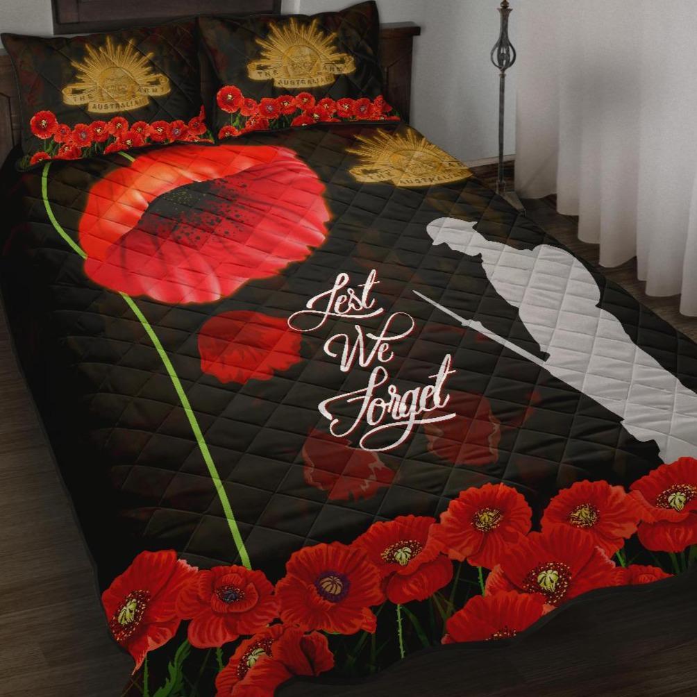 anzac-quilt-bed-set-remembrance-poppy-flowers