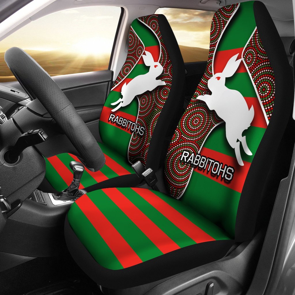 rabbitohs-car-seat-covers
