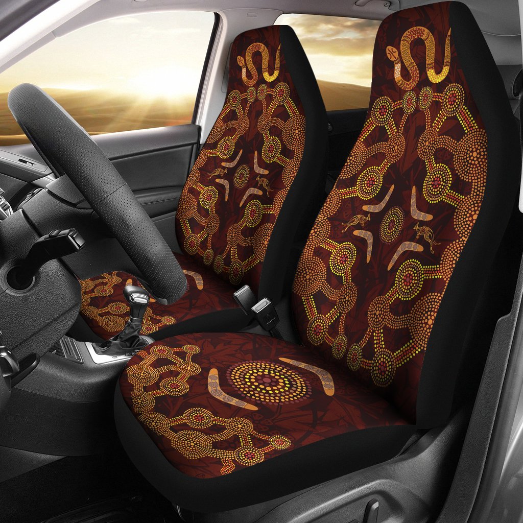 car-seat-covers-aboriginal-dot-painting-boomerang