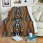 premium-blanket-indigenous-dot-painting