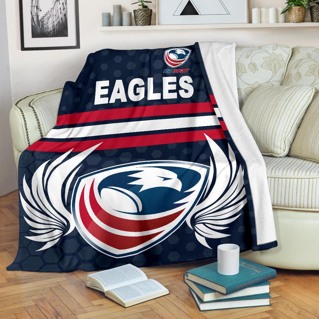 usa-rugby-premium-blanket-eagles-simple-style-full-navy