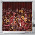 aboriginal-shower-curtain-kangaroo-family-with-hand-art