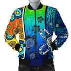 aboriginal-mens-bomber-jacket-indigenous-turtle-dot-painting-art