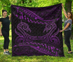 aotearoa-premium-quilt-purple-maori-manaia-with-silver-fern