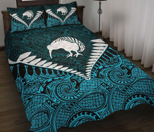 kiwi-silver-fern-classic-quilt-bed-set-blue