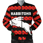 south-sydney-rabbitohs-mens-bomber-jacket-anzac-day-poppy-flower-vibes