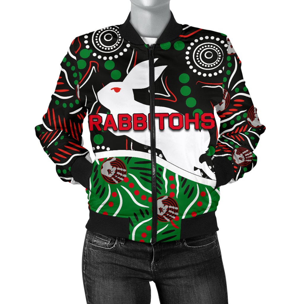 rabbitohs-women-bomber-jacket-aboriginal