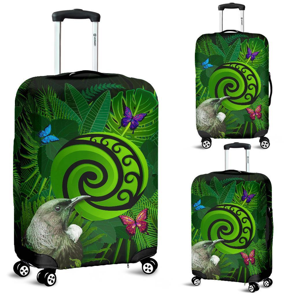 new-zealand-luggage-covers-koru-fern-mix-tui-bird-tropical-floral