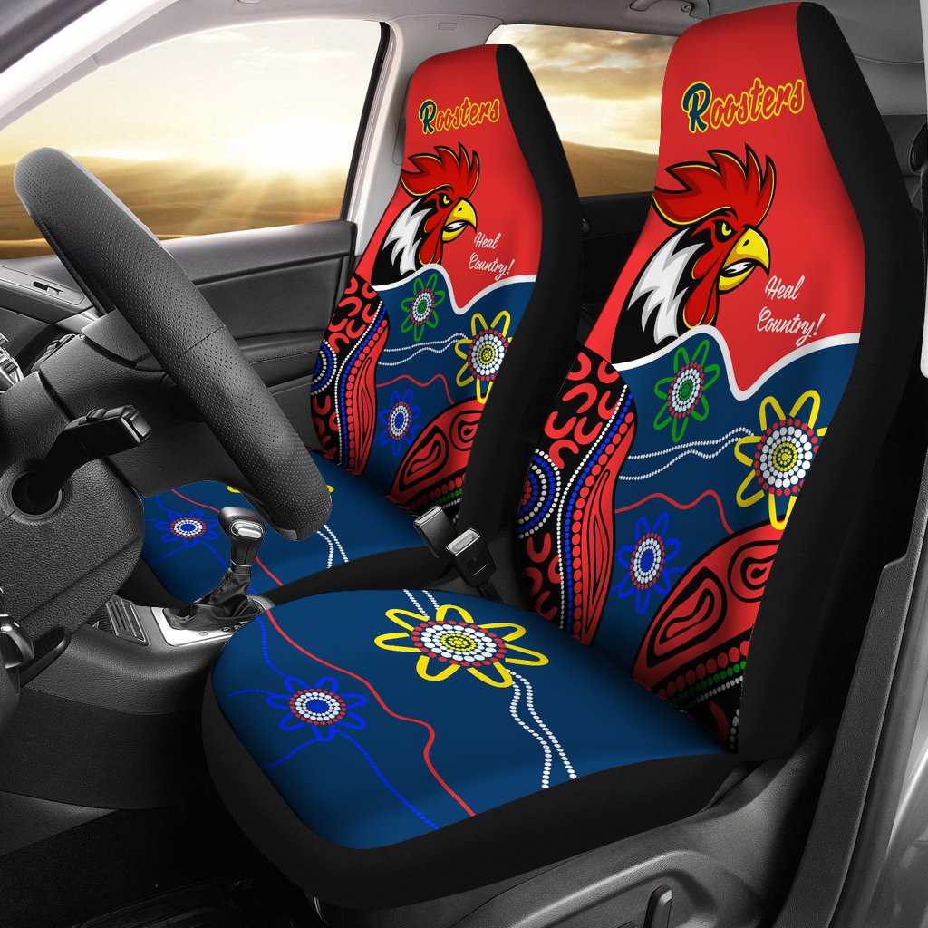 roosters-naidoc-week-car-seat-cover-sydney