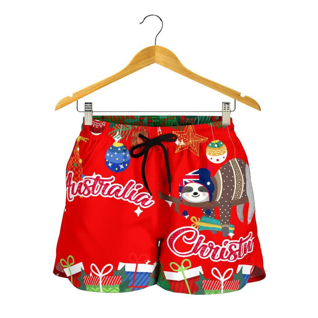 Christmas Women's Shorts Red - Merry Christmas - Vibe Hoodie