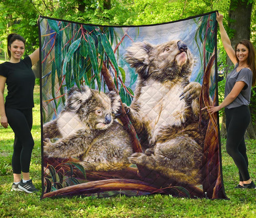 premium-quilt-koala-and-joey-quilt-3d-art
