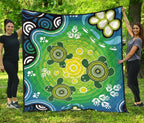 aboriginal-premium-quilt-indigenous-green-turtle