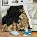 hibiscus-plumeria-golden-turtle-premium-blanket
