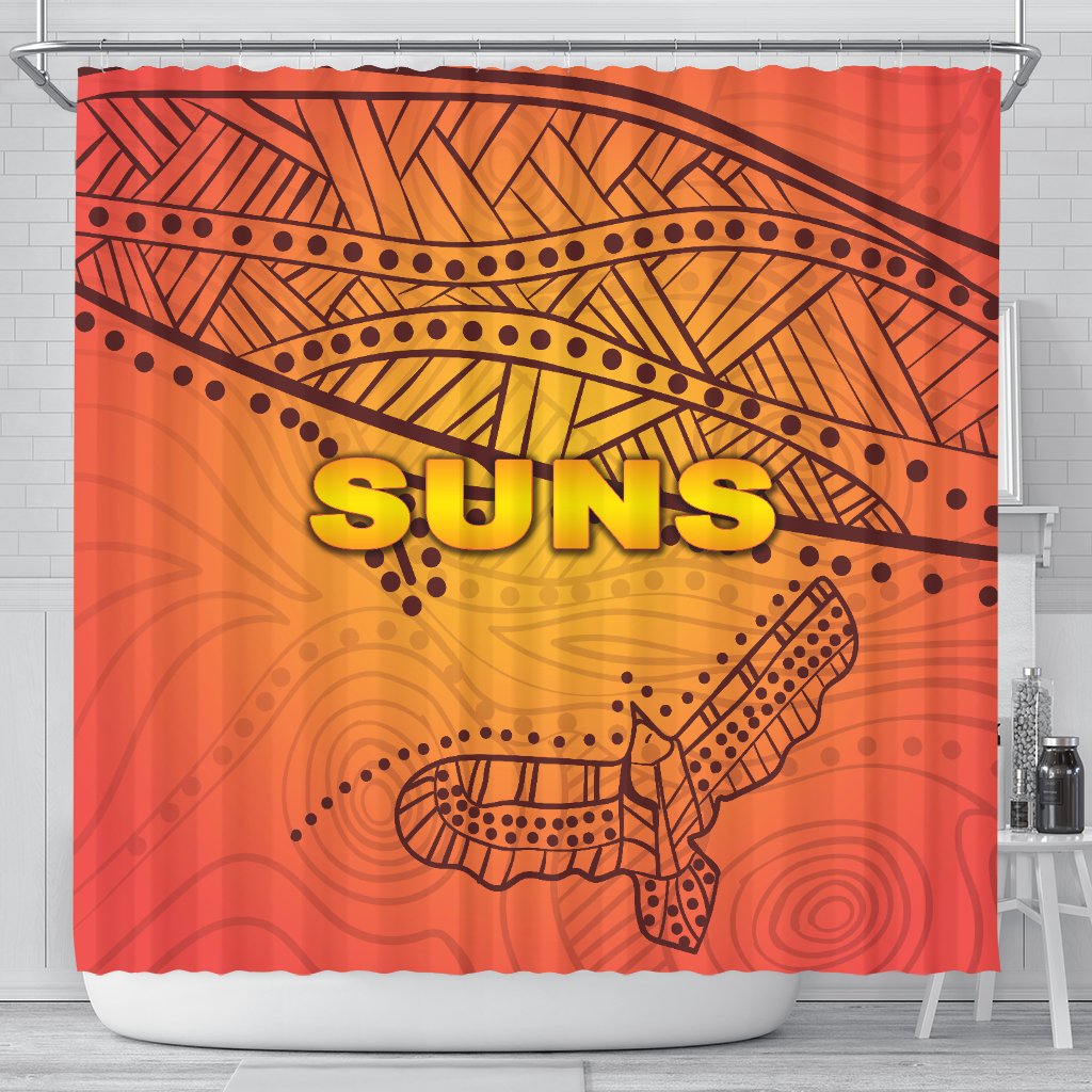 gold-coast-shower-curtain-suns-simple-indigenous