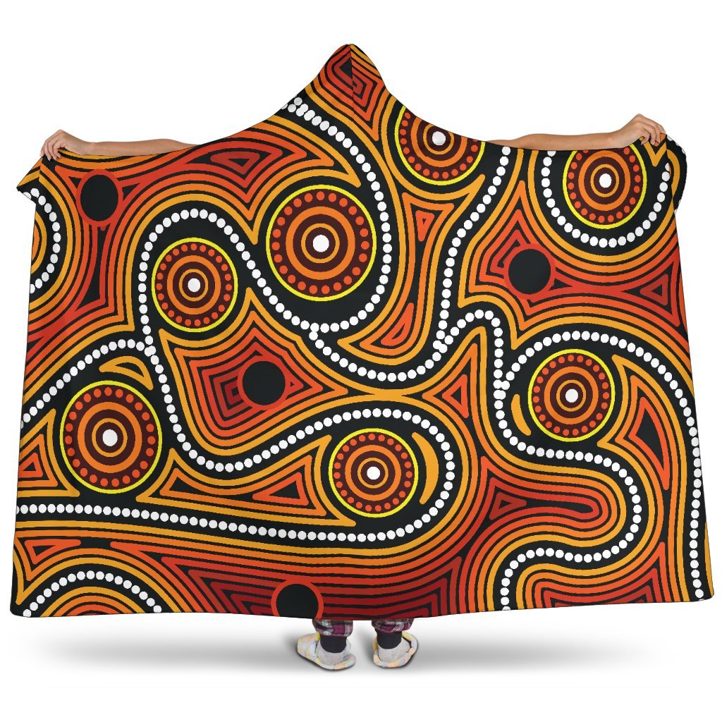 hooded-blanket-indigenous-circle-dot-painting-ver01