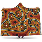 hooded-blanket-indigenous-circle-dot-painting-ver01