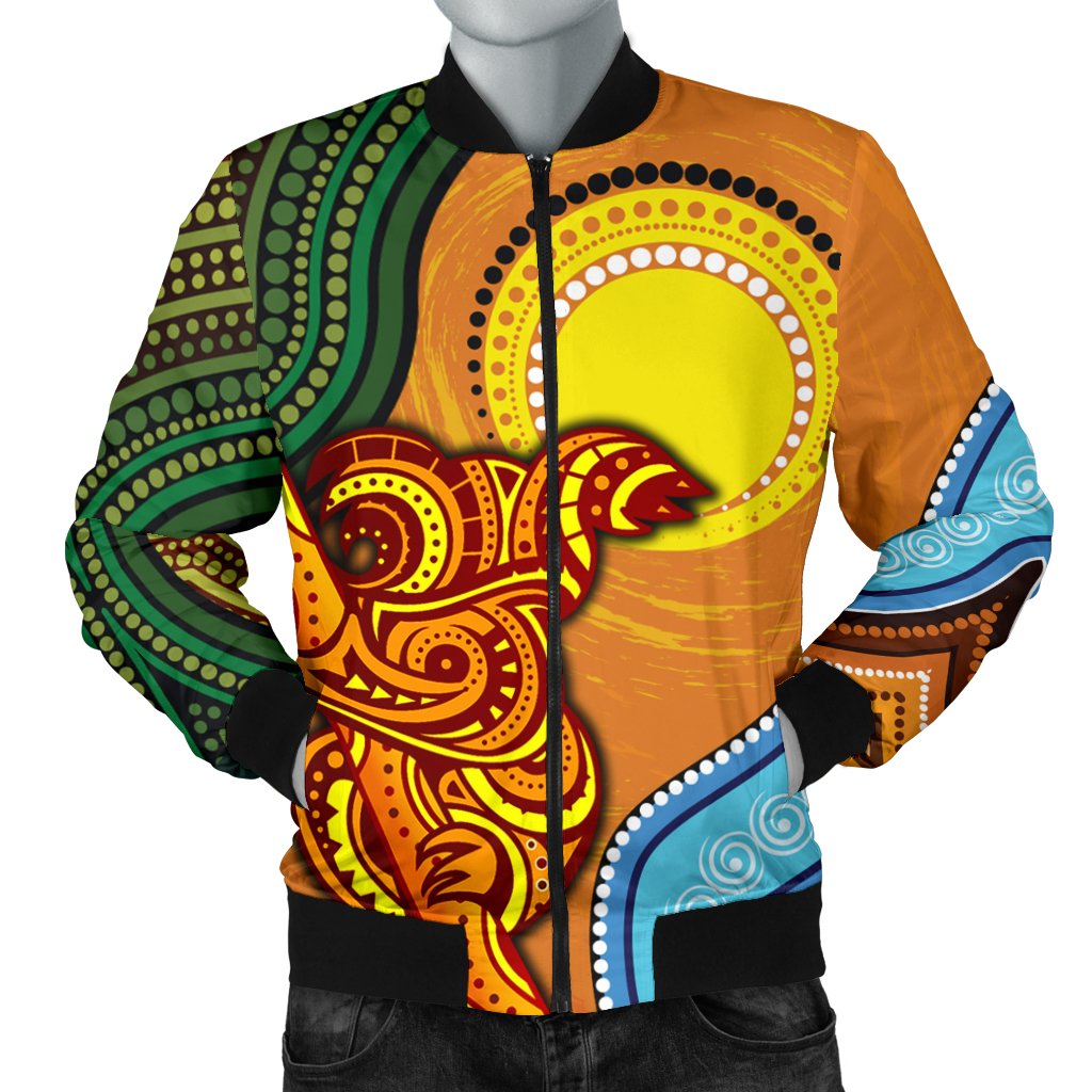 mens-bomber-jacket-australian-aboriginal-dot-painting-koala