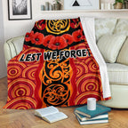anzac-lest-we-forget-poppy-premium-blanket-new-zealand-maori-silver-fern-australia-aboriginal