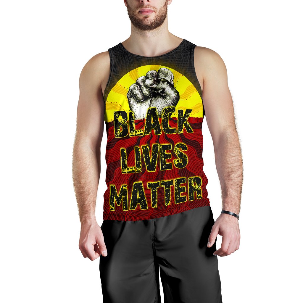 mens-tank-top-aboriginal-black-lives-matter-sun-dot-painting