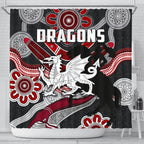 dragons-shower-curtain-st-george-indigenous-black