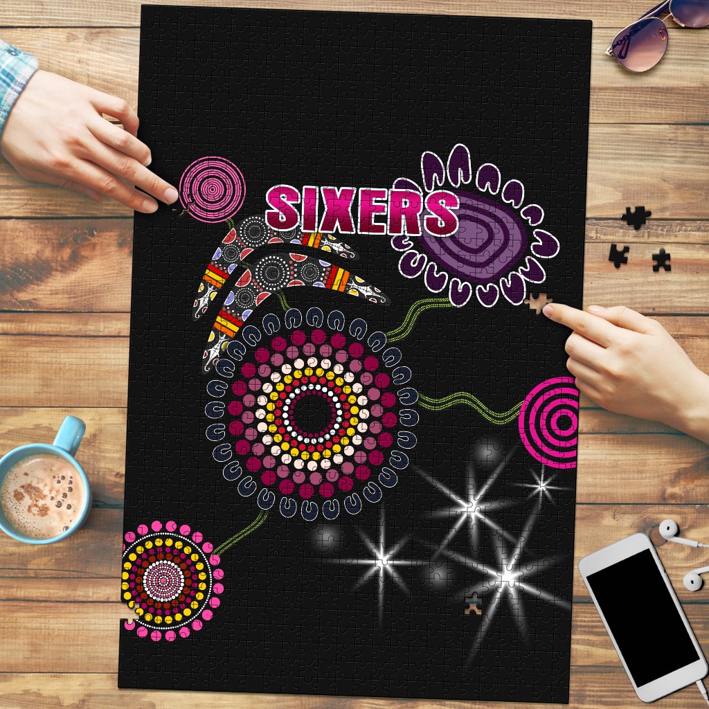 sydney-premium-wood-jigsaw-puzzle-sixers-indigenous-black
