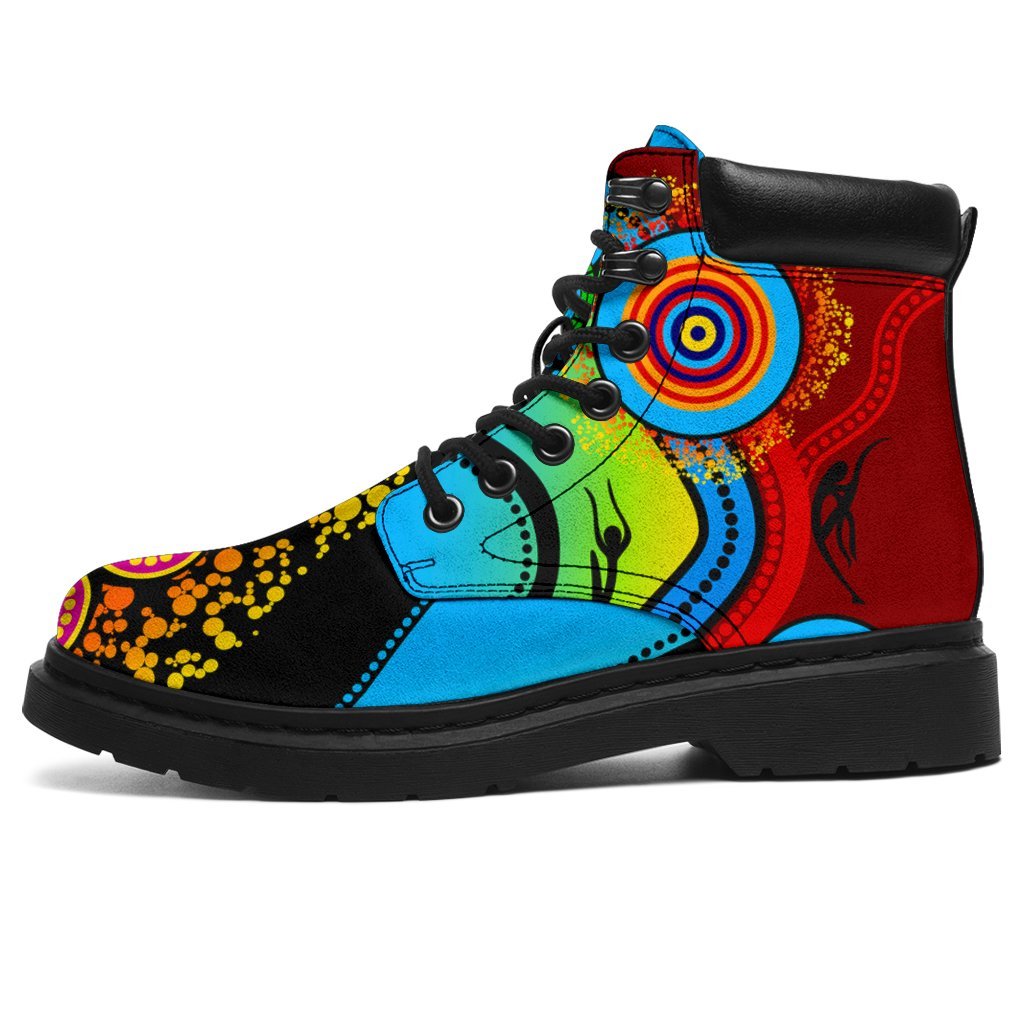 aboriginal-boots-circle-patterns-indigenousblue-dream-all-season