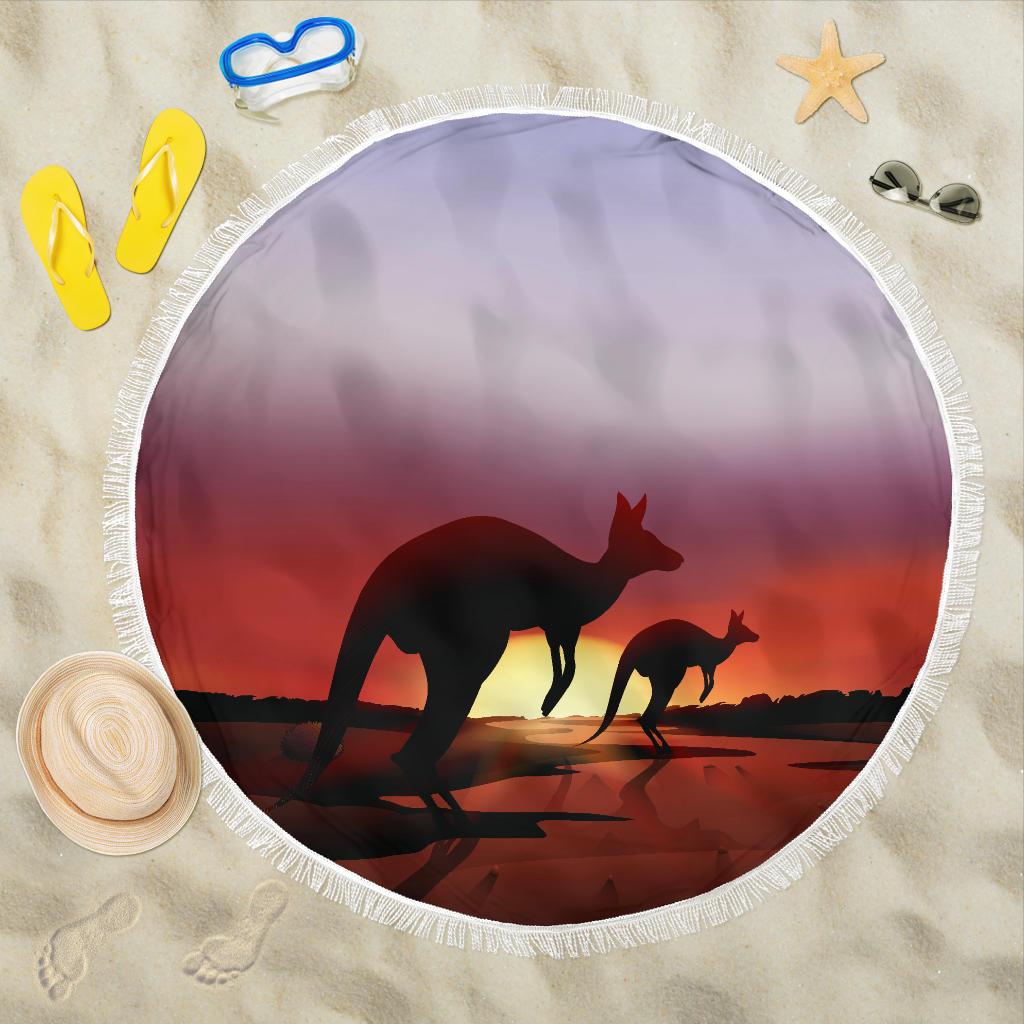 beach-blanket-kangaroo-blanket-sunset-ver07-59-x-59-inches