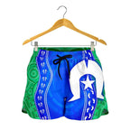Torres Strait Islanders Women's Shorts - Torres Symbol With Aboriginal Patterns - Vibe Hoodie