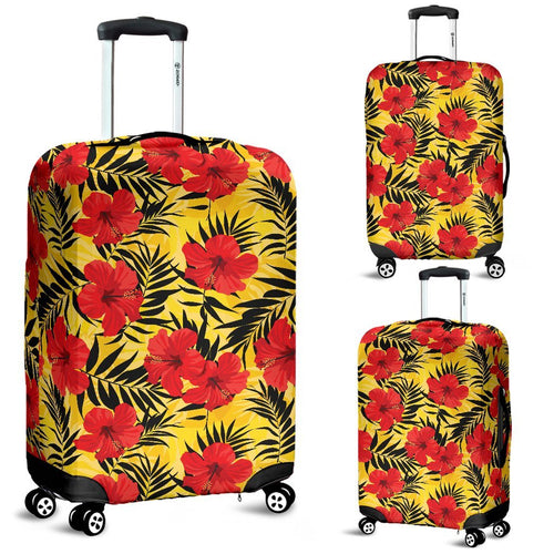 red-hibiscus-pattern-luggage-cover