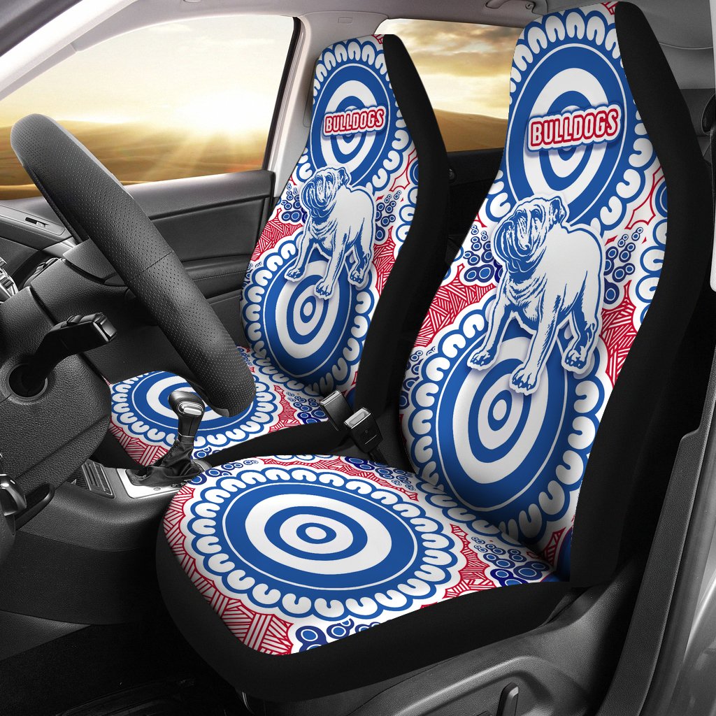 western-car-seat-covers-bulldogs-simple-indigenous