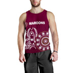 queensland-mens-tank-top-maroons-simple-indigenous