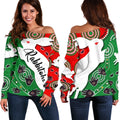 Rabbitohs Forever Off Shoulder Sweater Indigenous - Vibe Hoodie