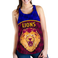 Brisbane Lions Women Racerback Tank Powerful - Vibe Hoodie