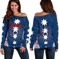 The Rebels Women's Off Shoulder Sweater Aboriginal - Vibe Hoodie