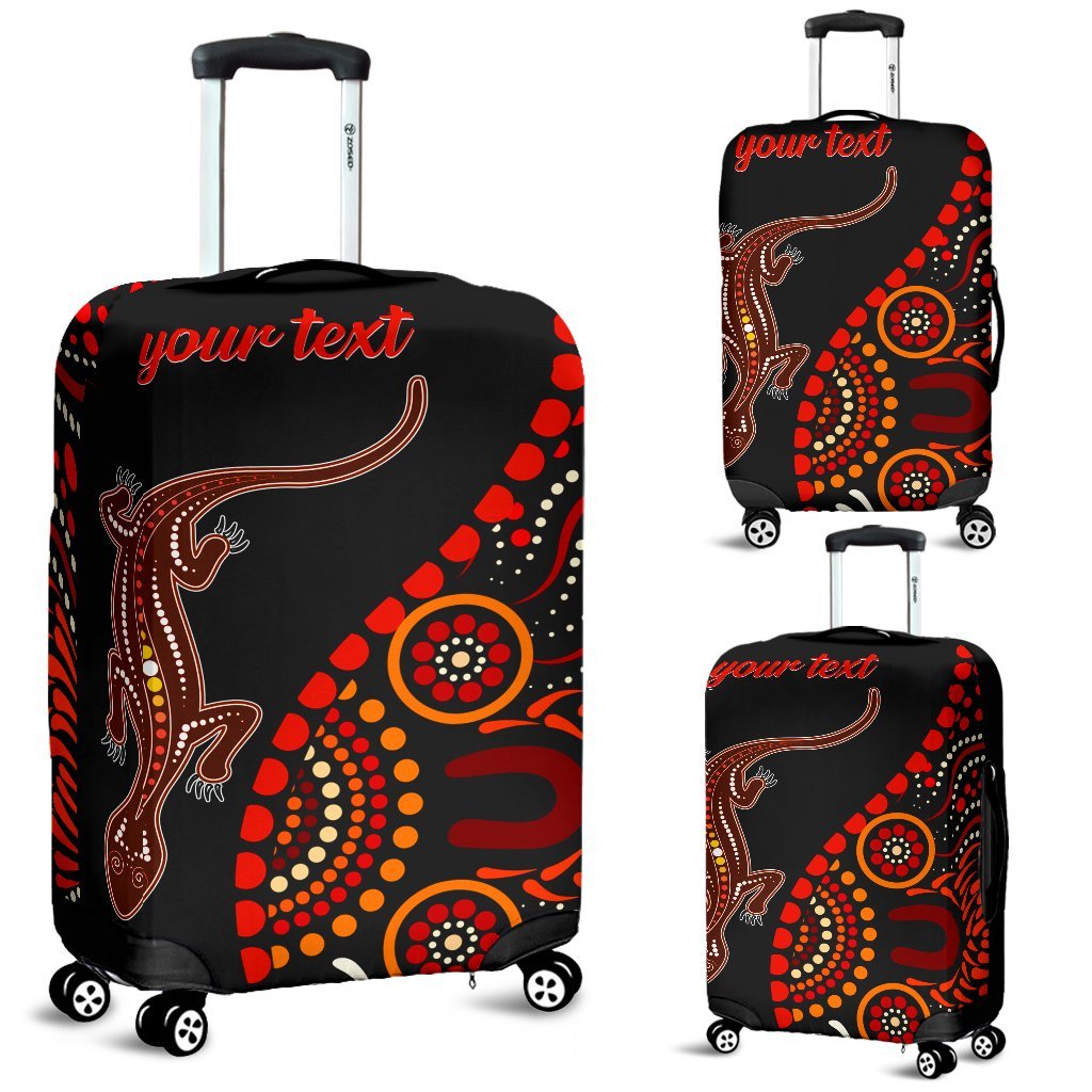 aboriginal-personalised-luggage-covers-aboriginal-lizard-with-dot-painting-patterns