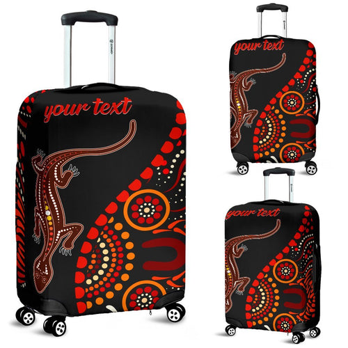 aboriginal-personalised-luggage-covers-aboriginal-lizard-with-dot-painting-patterns