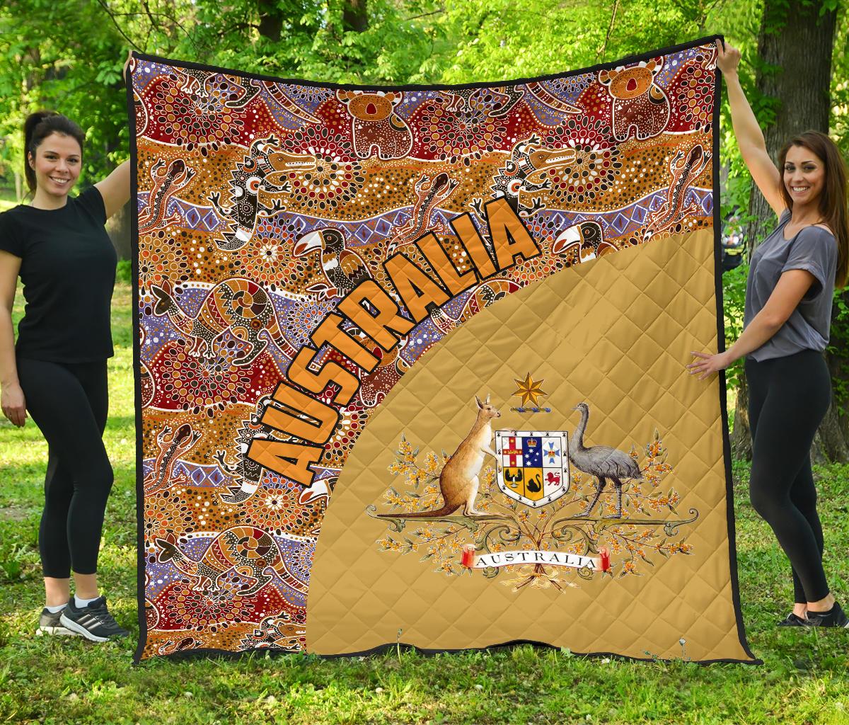 premium-quilts-aboriginal-patterns-coverlets-australian-coat-of-arms