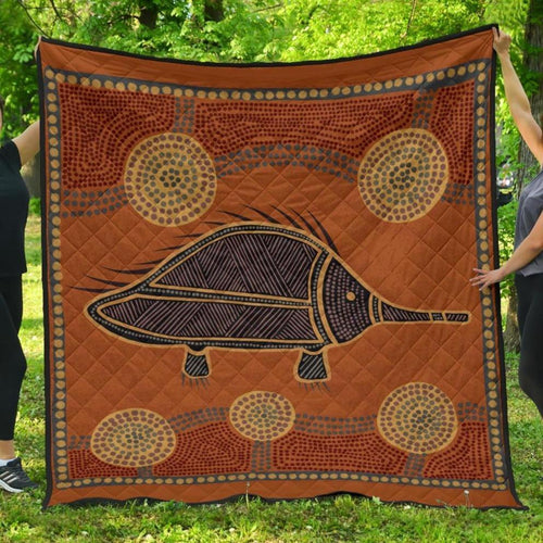 aboriginal-premium-quilt-indigenous-echidna