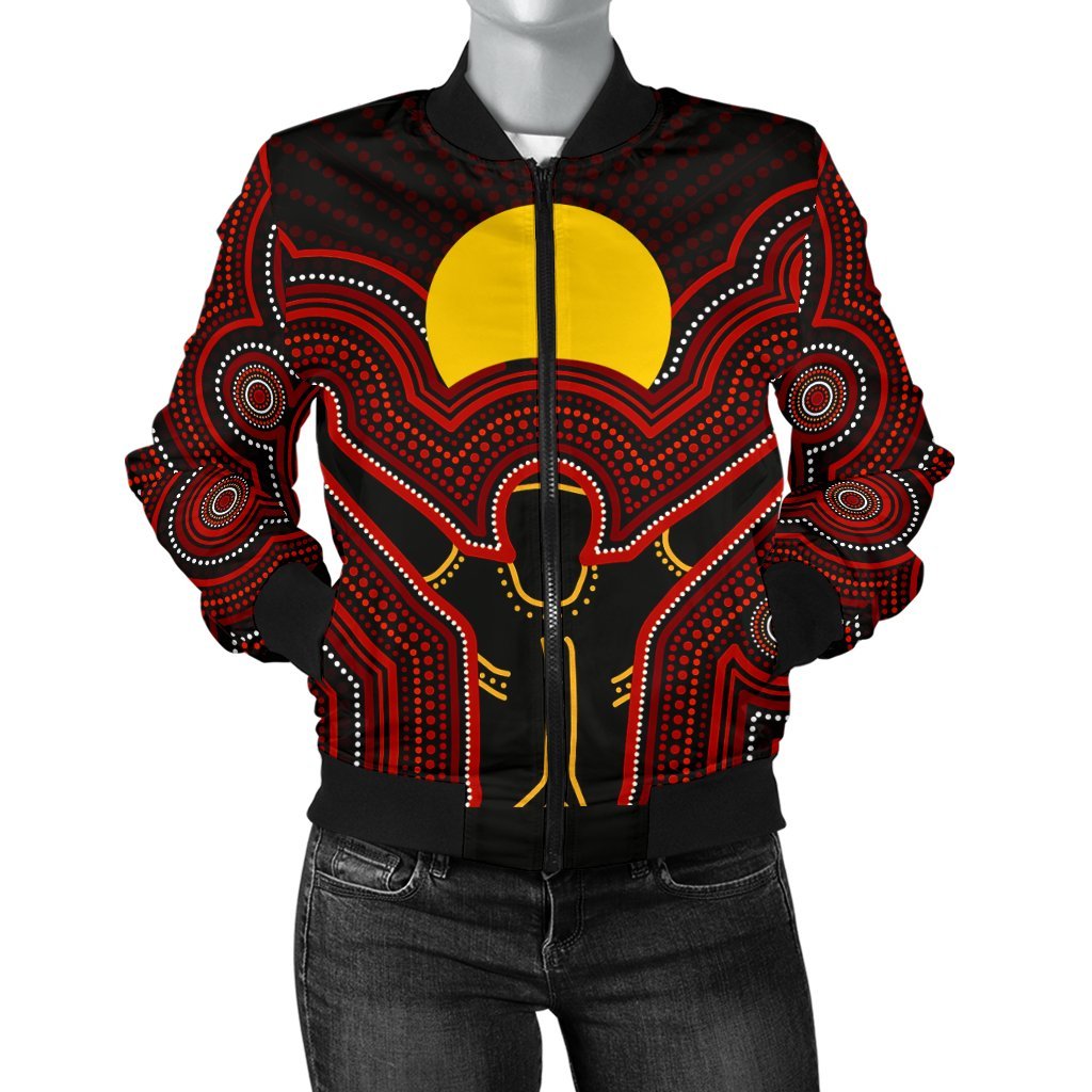 aboriginal-womens-bomber-jacket-the-sun-always-shines