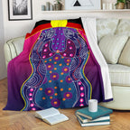 premium-blanket-aboriginal-sublimation-dot-pattern-style-violet