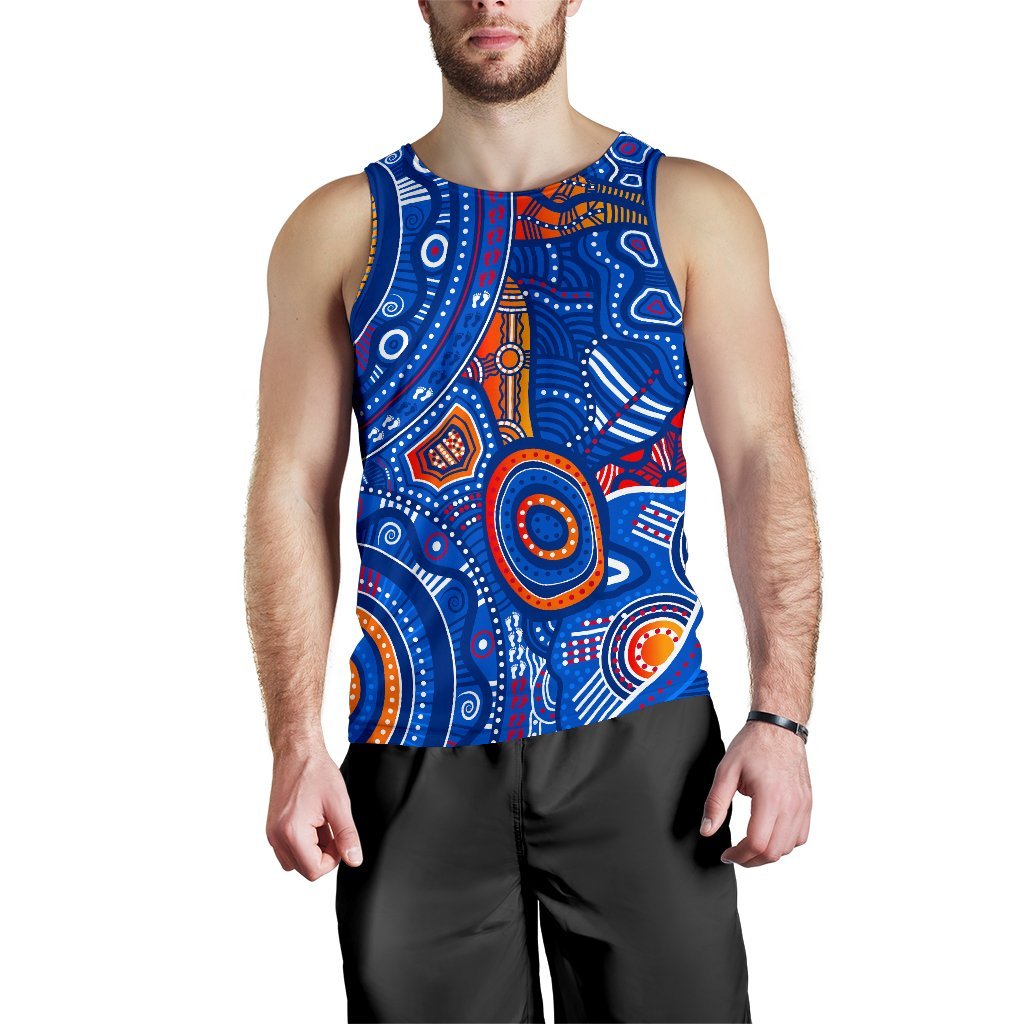 aboriginal-mens-tank-top-indigenous-footprint-patterns-blue-color