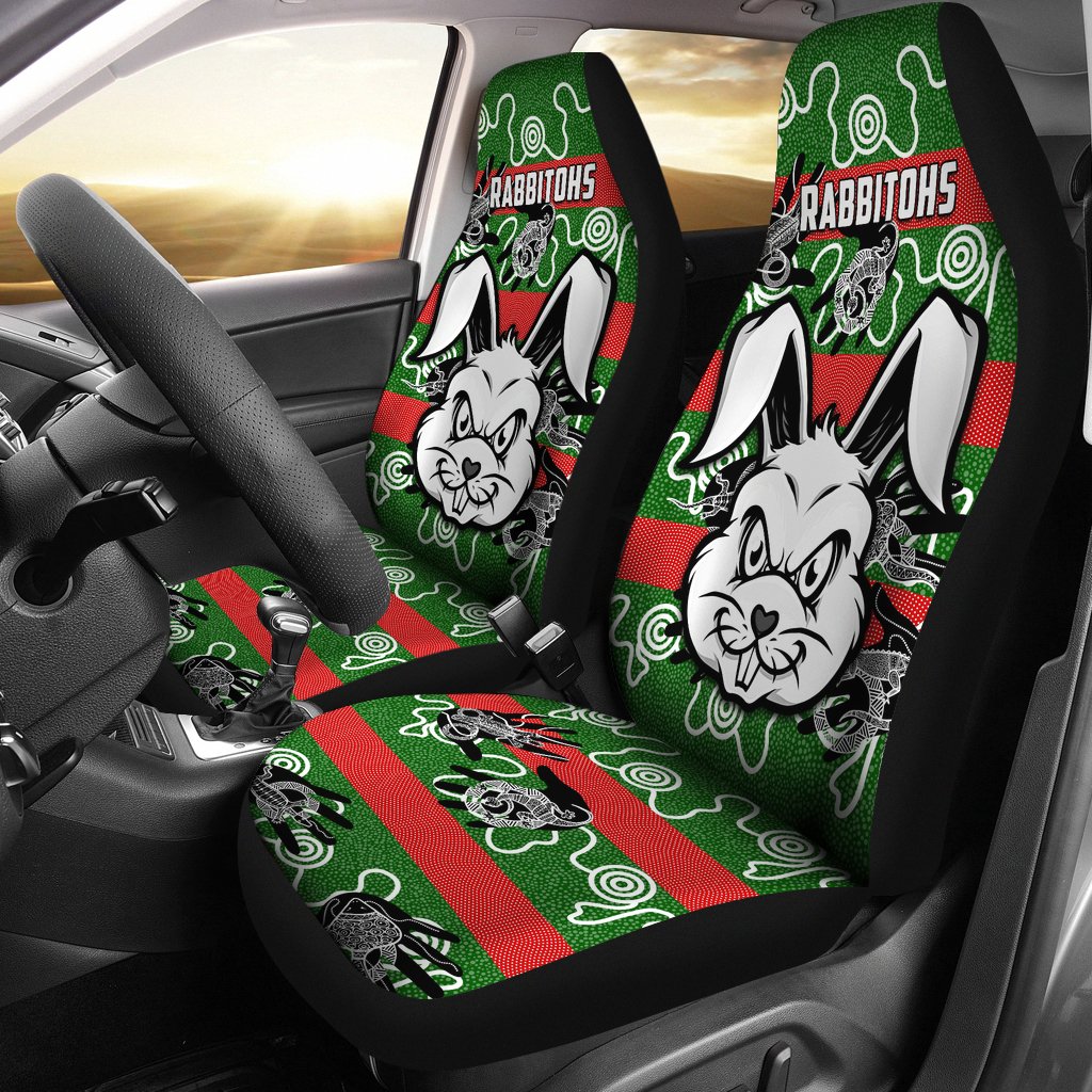 rabbitohs-indigenous-car-seat-covers-rabbit-head