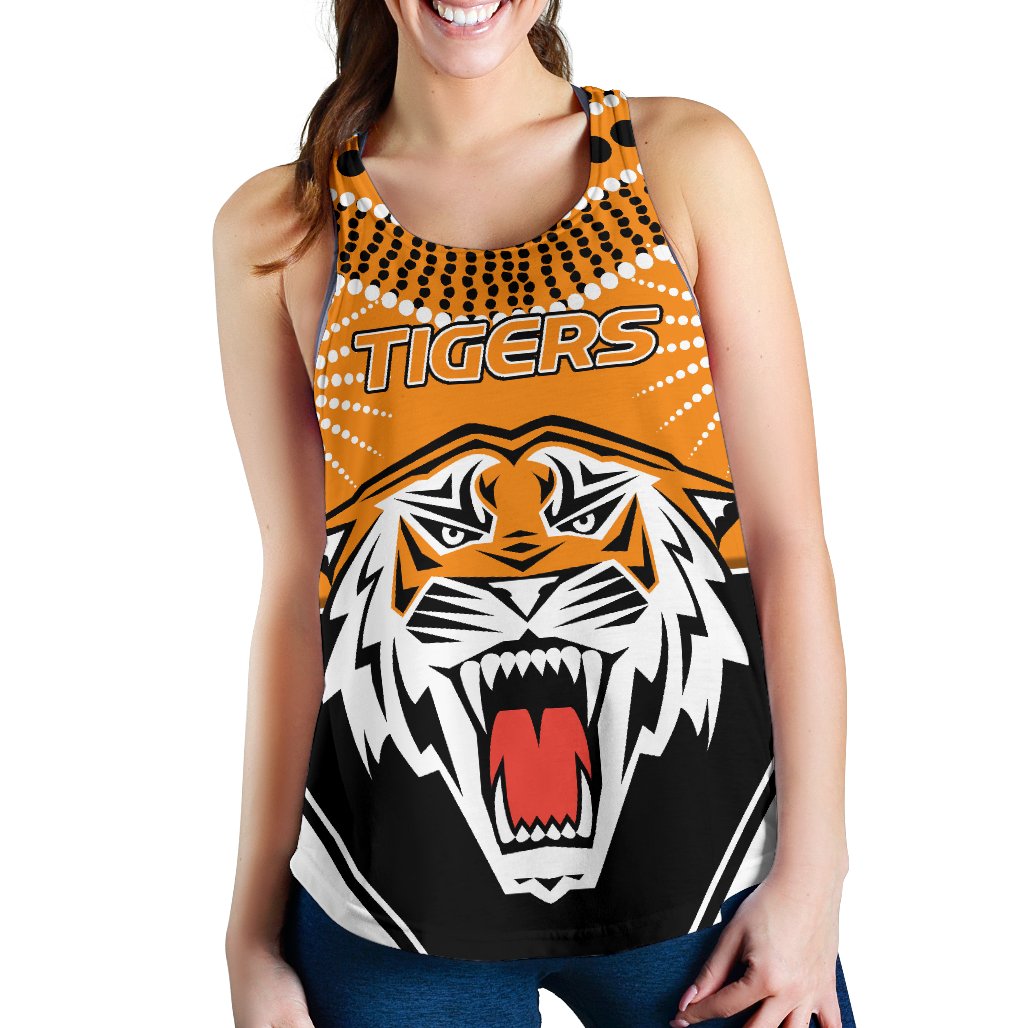 Tigers Women's Racerback Tank Wests Indigenous Newest - Vibe Hoodie