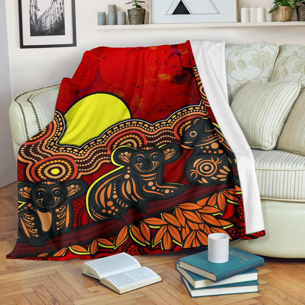 aboriginal-premium-blanket-australian-indigenous-koala