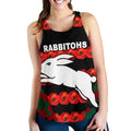 South Sydney Rabbitohs Women's Racerback Tank Anzac Day Poppy Flower Vibes - Vibe Hoodie