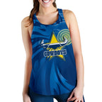 Cowboys Fire Women's Racerback Tank North Queensland - Vibe Hoodie