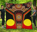 premium-quilt-aboriginal-with-dot-painting-art