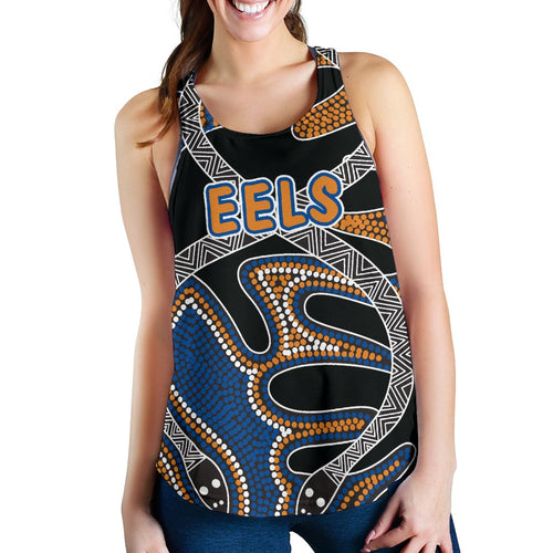 Parramatta Women Racerback Tank Eels Indigenous Version - Vibe Hoodie