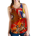 Racer tanks - Aboriginal Dot Pattern & Flags, Crocodile - Vibe Hoodie