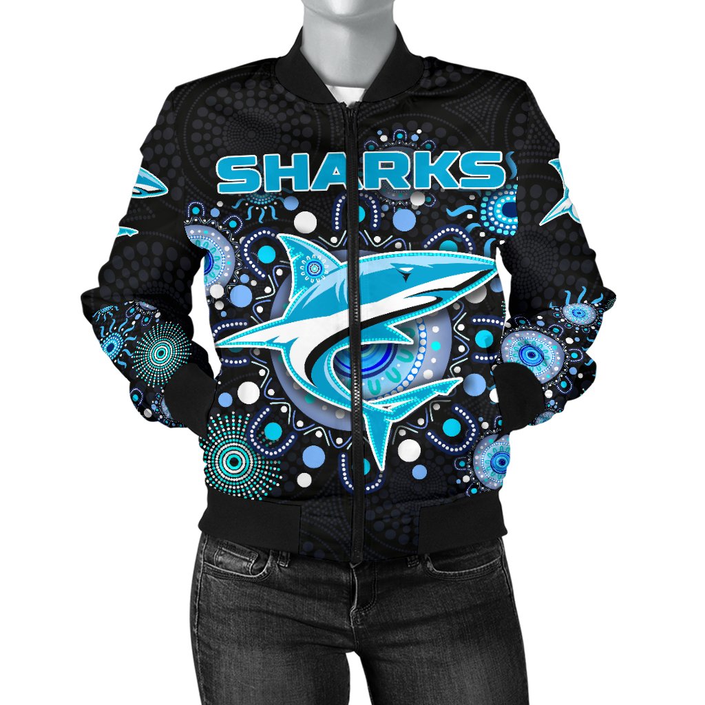 cronulla-bomber-jacket-sharks-indigenous-for-women